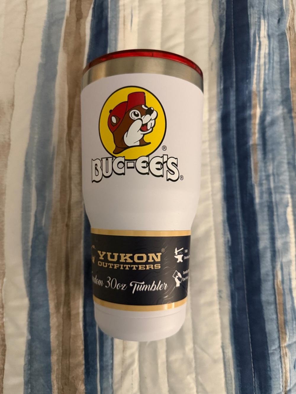 Buc-ee's Yukon Outfitters White 30oz Tumbler